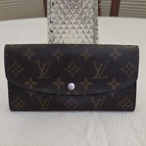 Louis Vuitton Brown Monogram Long Wallet